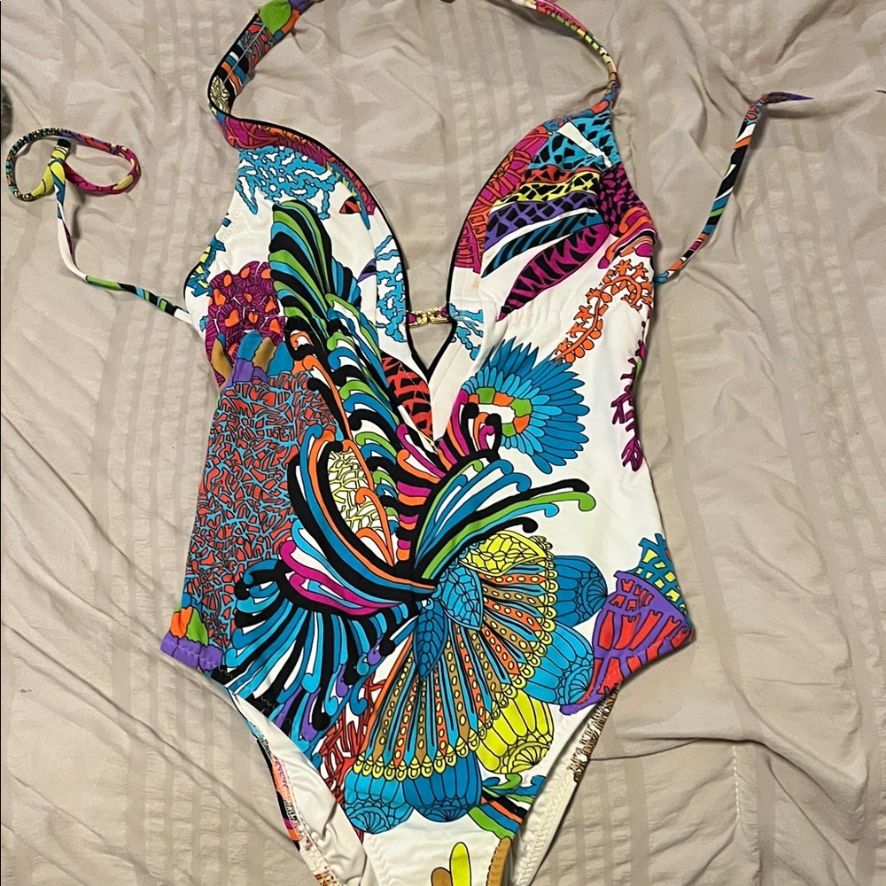 Colorful Patterned Swimsuit